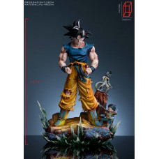 Goku Goes Super Saiyan First Time By AAbuild Studio