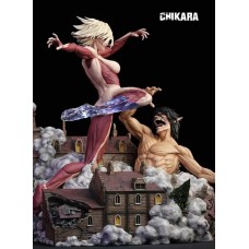 AOT - Annie vs Eren by CHIKARA studios