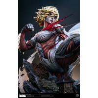 Female Titan Annie vs Mikasa by HERTZ Studio