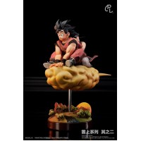 Adult Goku & Chichi Flying Nimbus By PL Studio