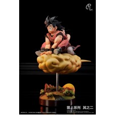 Adult Goku & Chichi Flying Nimbus By PL Studio