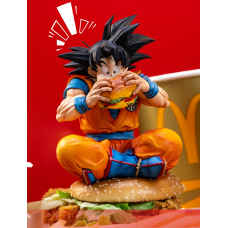 Goku Eating Burger By HS Studio