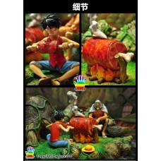 JacksDo Luffy & Rayleigh Rusukaina Island Scene