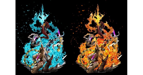 Sanji vs Queen by Last Sleep Studio