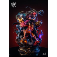 "The New Era of Generation" Three Captains Luffy Law Kid By LX Studios