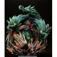 Hashirama Sage Wood Dragon & Golem Battle Diorama By Sliver Saint Studio