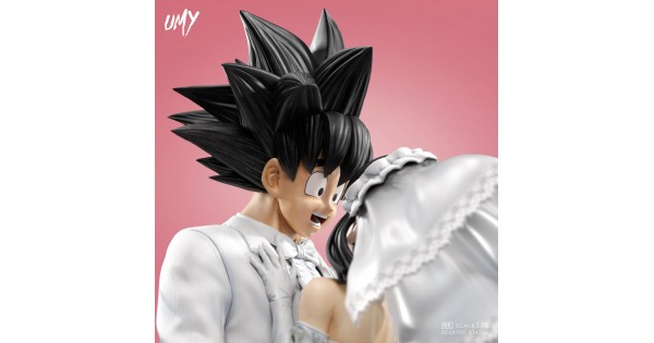 GOKU CHICHI WEDDING League Studio Dragon Ball Resin Statue WCF EUR 155,00 - FR
