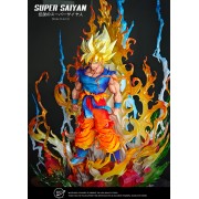 First Time SSJ Son Goku by White Hole STUDIO