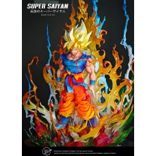 First Time SSJ Son Goku by White Hole STUDIO