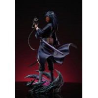Obito Long Hair Black-Orange Mask By Yuanhuo Studio
