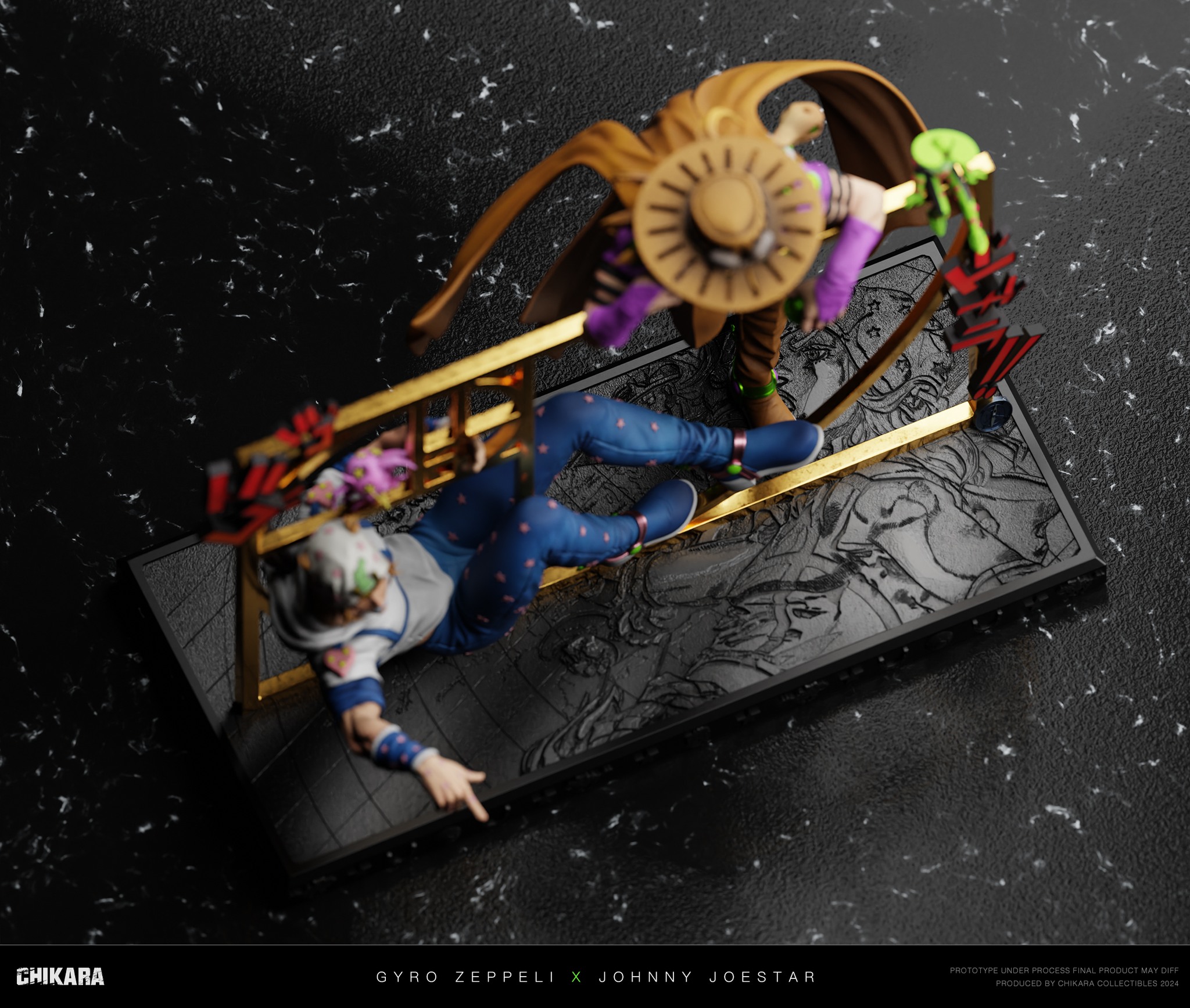 Gyro & Johnny JoJo's Bizarre Adventure By Chikara Studio