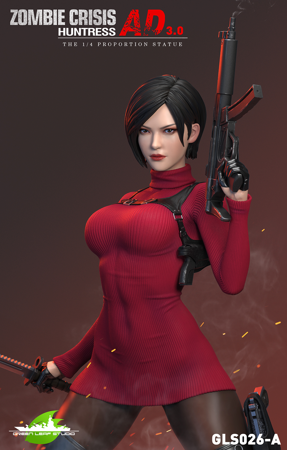 RE4 Remake Ada Wong outfit for Tifa at Final Fantasy VII Remake