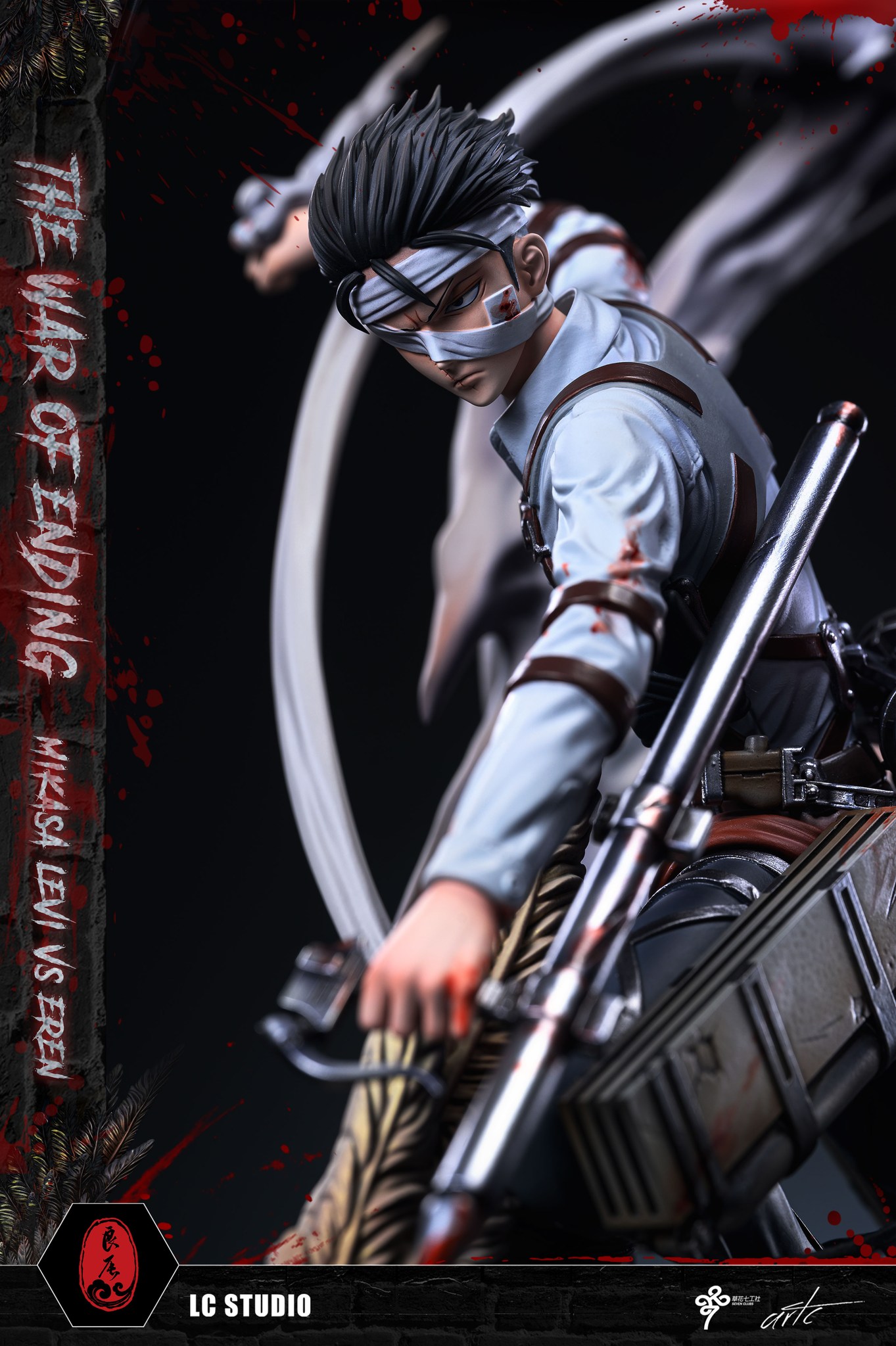 Mikasa , Levi Vs Eren by LC STUDIO