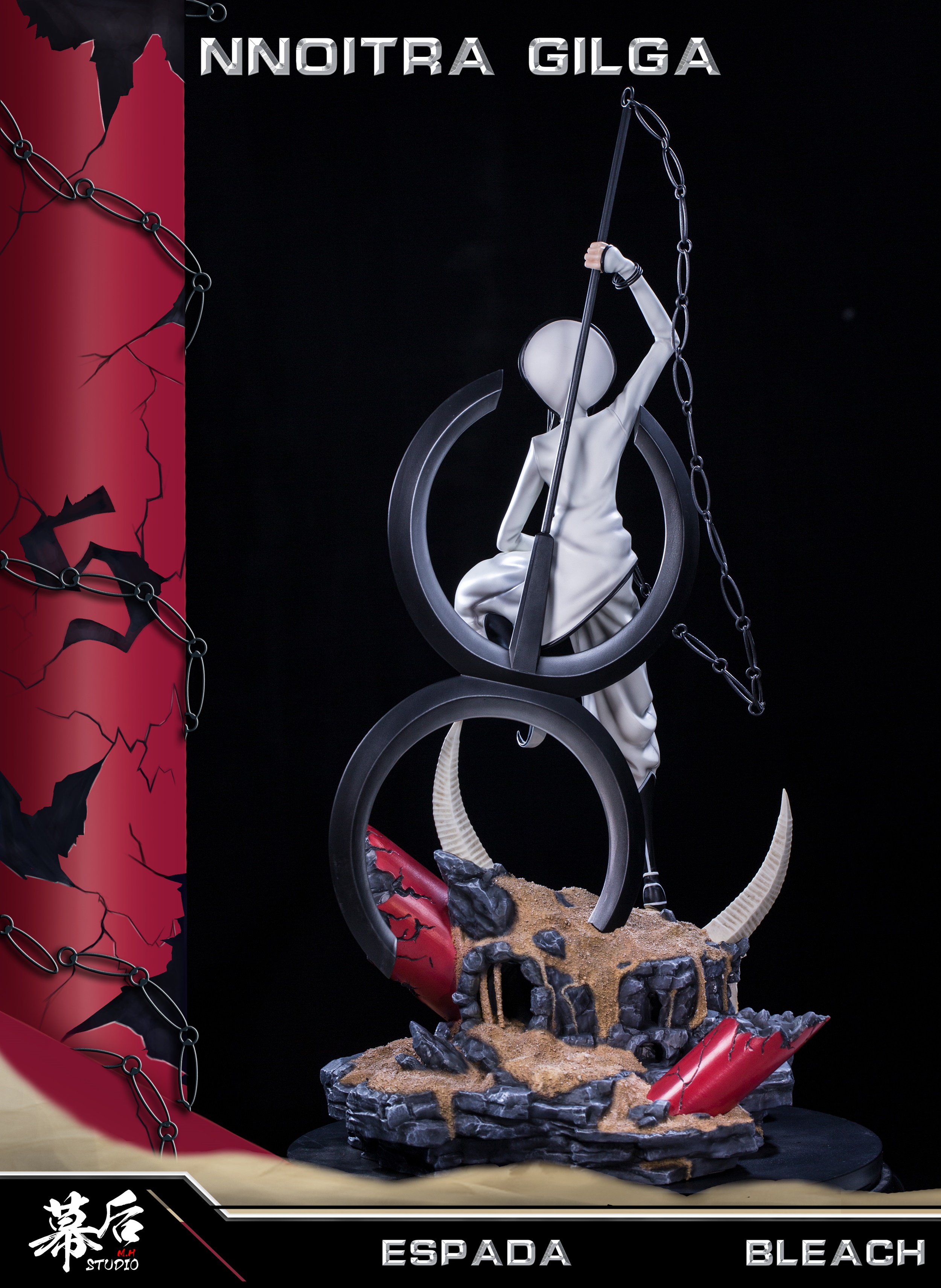 Details about   BLEACH Nnoitra Gilga Statue Resin Figure Model Kit GK MH Studio 1/8 New 