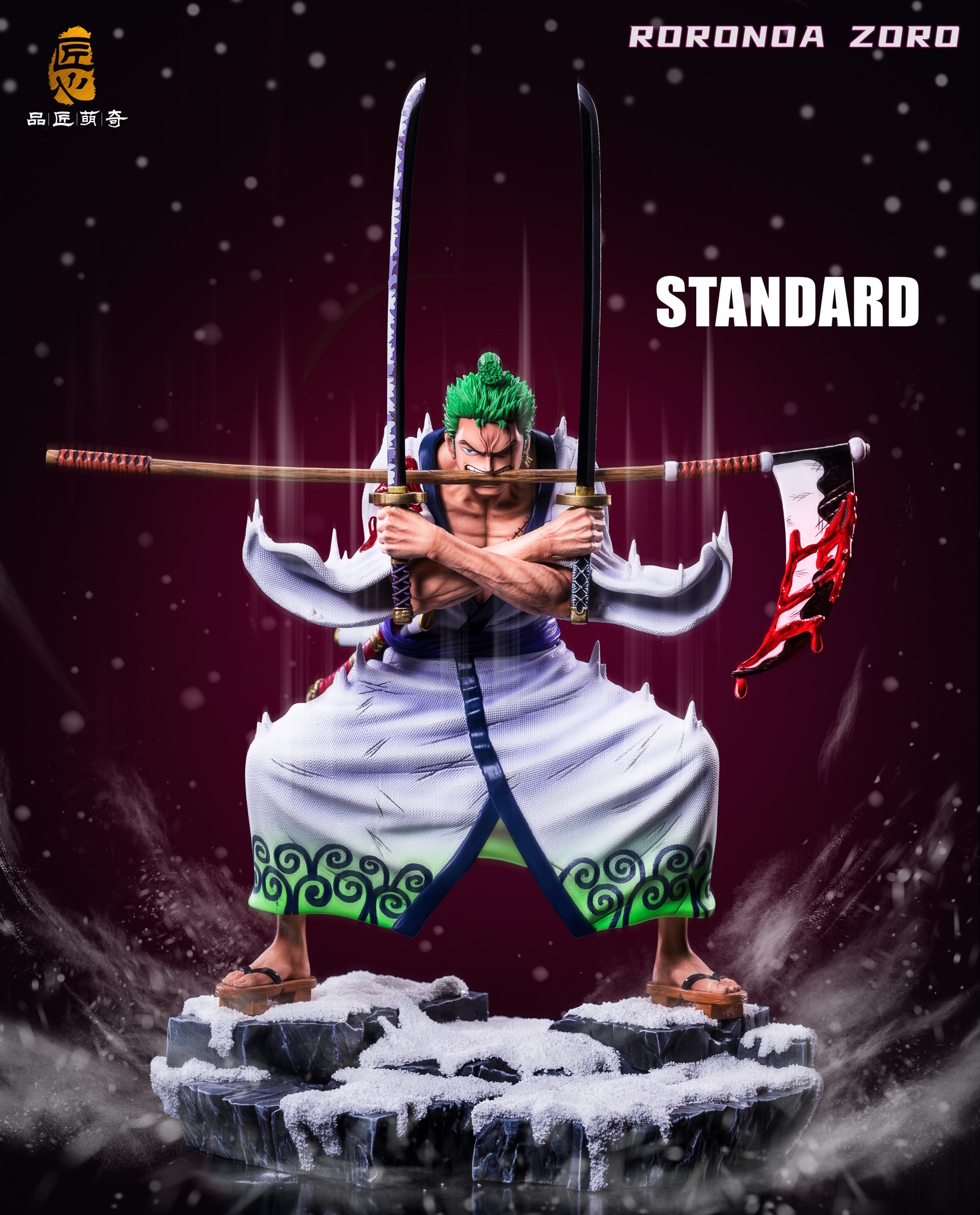 In Stock] A.L Studio 1/6 One Piece Rengoku Oni Giri Roronoa Zoro Figu