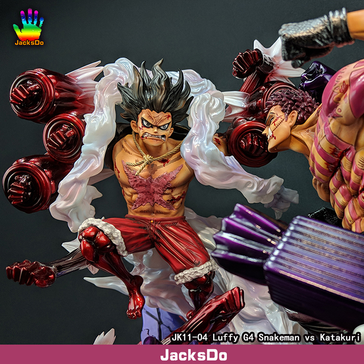 Luffy Snakeman vs Katakuri Stickers