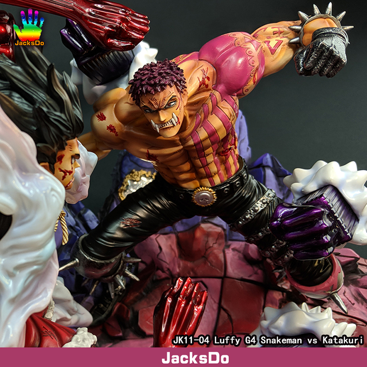 Luffy Gear 4 ' Snakeman ' Transformation' #onepiece #anime #luffygear4, Luffy Vs Katakuri