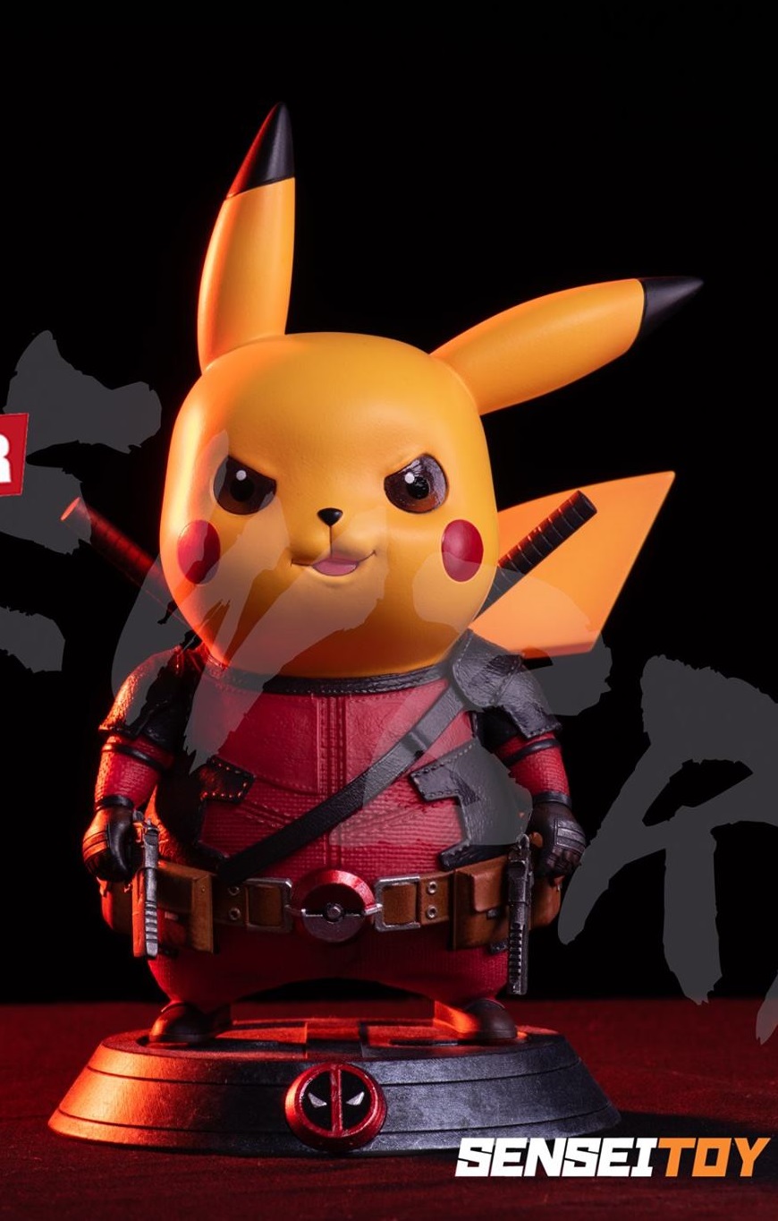 Pikachu as Deadpool by NEWBRA studio