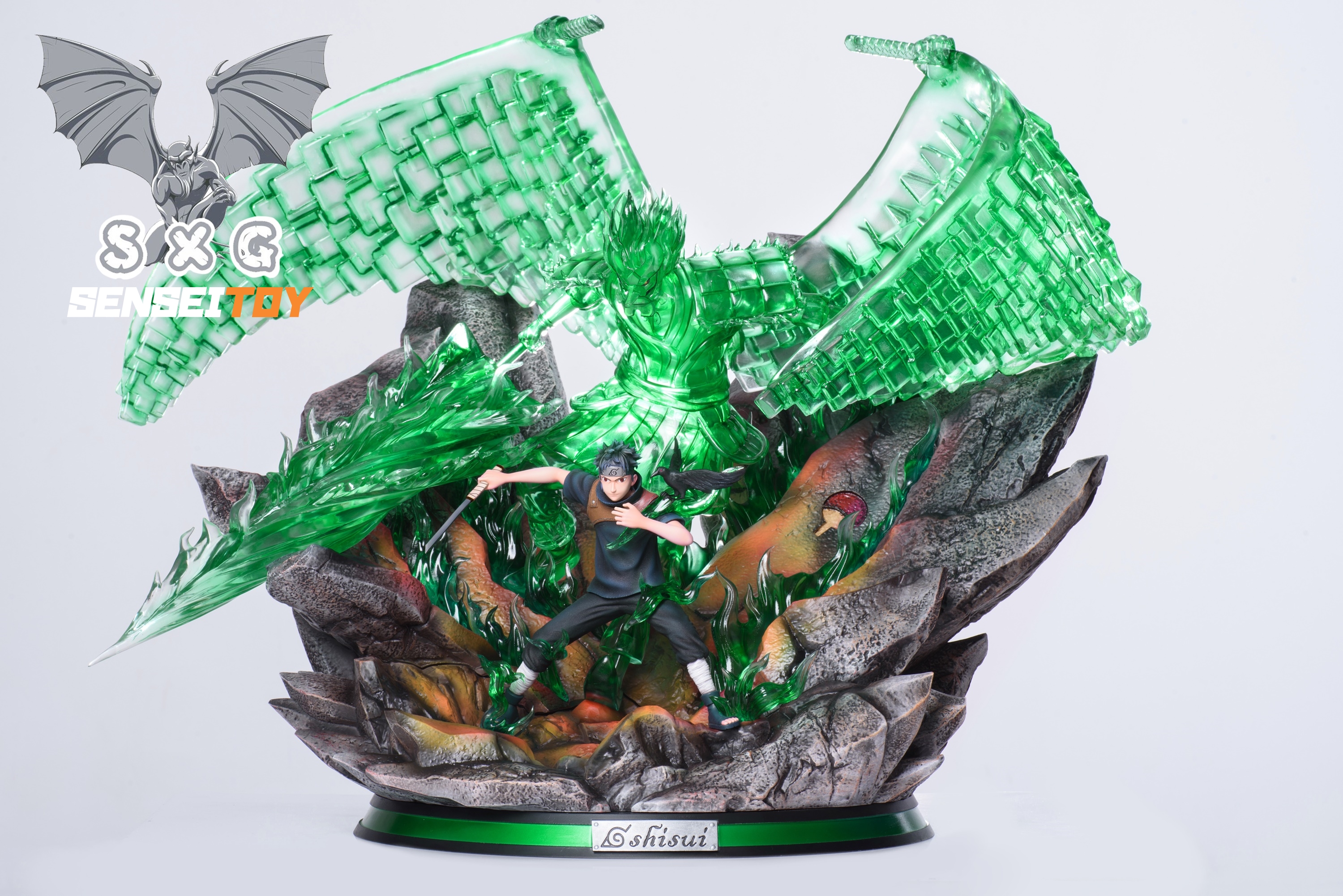 Estátua Shisui Uchiha Susanoo Extra DRT Naruto Rongzon Figure - Laventy