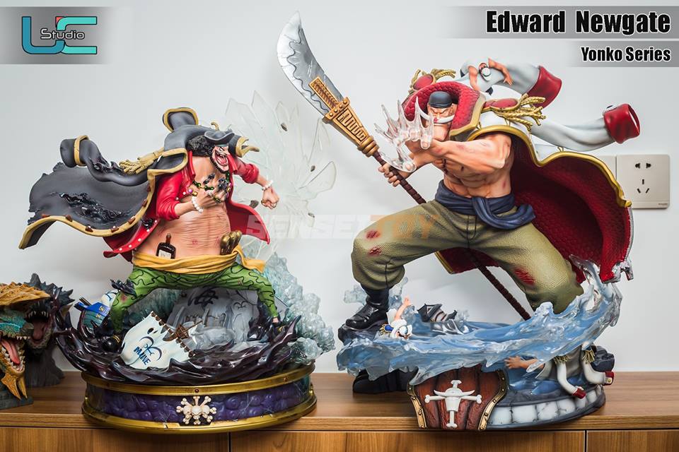 One Piece Edward Newgate GK White Beard Four Emperor Figure NB 
