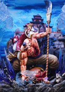 Whitebeard vs Blackbeard Resin Diorama by JacksDo