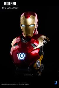 Iron Man Mark 47 Lifesize Bust by 7J Toys Studio    