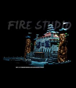 Navy Headquarters Diorama by Fire Studio