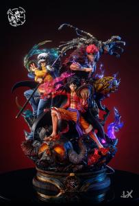 "The New Era of Generation" Three Captains Luffy Law Kid By LX Studios