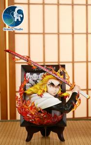 Kyojuro Rengoku Hashira 3D Photo Frame By GRAVITY STUDIO