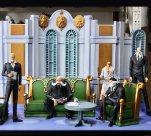 Gorosei Five Elders Diorama Complete Set by New Century Studio