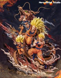 Dragon Fist Super Saiyan Goku Gohan Goten By Hero Belief Studio
