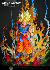 First Time SSJ Son Goku by White Hole STUDIO