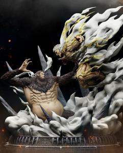 Beast Titan VS Armor Titan  By Chikara Studio