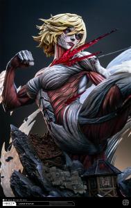 Female Titan Annie vs Mikasa by HERTZ Studio