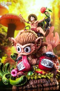 Luffy & Monkey by MJ Studio