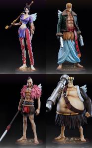 Raki , Braham , Kamakiri , Genbo ( Set of 4 )  by BLACK STUDIO