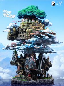 Castle in the Sky Diorama By White Deer Studio