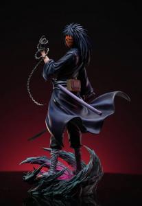 Obito Long Hair Black-Orange Mask By Yuanhuo Studio