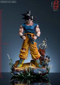 Goku Goes Super Saiyan First Time By AAbuild Studio
