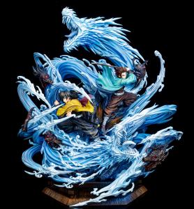 Tanjiro & Giyu EPIC Water Breathing Tenth Form Diorama By LHK Studio