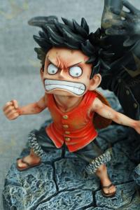 Luffy vs Blueno SD by Aking