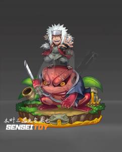 Jiraiya & Gamabunta (SD) by AY-studio